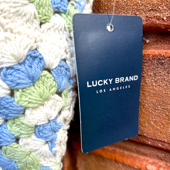 NWT Lucky Brand Crotchet Blouse - Picture 6 of 6